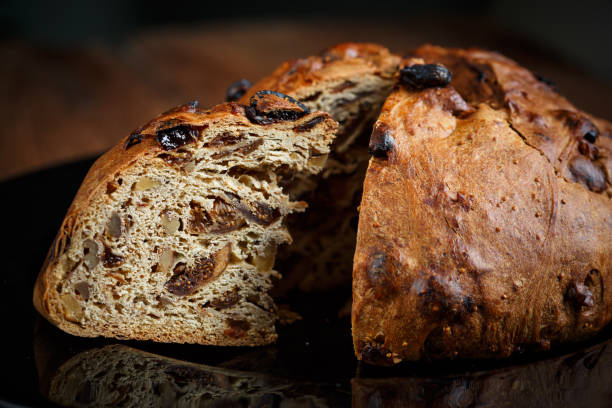 ciasto bisciola z valtellina - fruitcake christmas cake cake raisin zdjęcia i obrazy z banku zdjęć