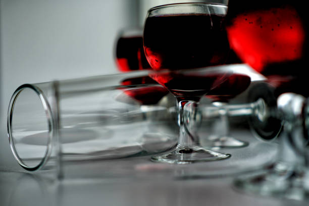 istock wine glasses in colors 675637942