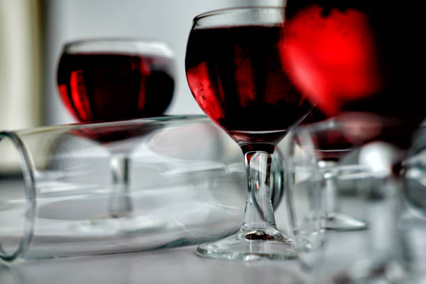 istock wine glasses in colors 675638274