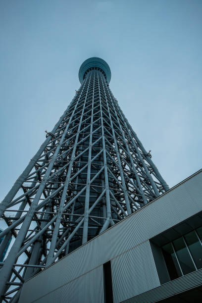 tokyo, japon le 21 novembre, 2015:view de tokyo sky tree - sky tree audio photos et images de collection