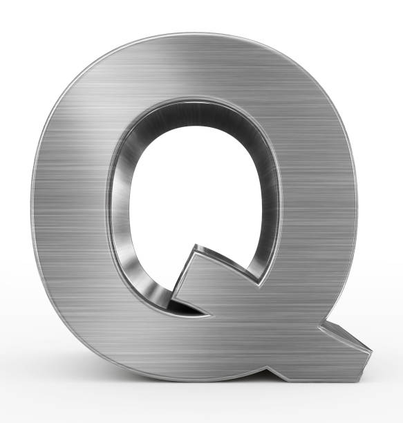 istock letter Q 3d metal isolated on white 675661888