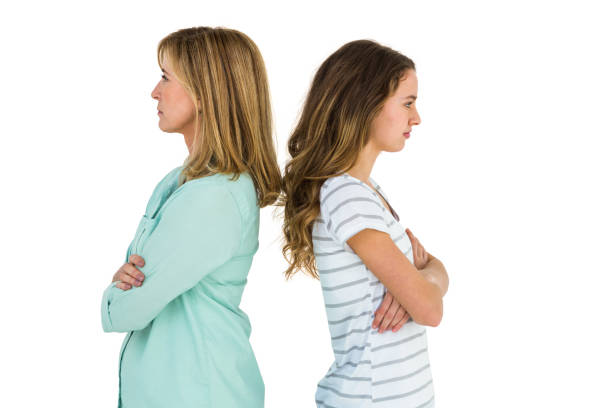 istock Mother and daughter are angry 675670628