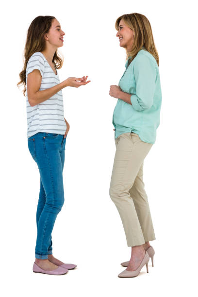 istock Mother and daughter talking 675673574