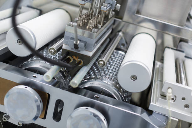 istock metal machine with shafts 675680428