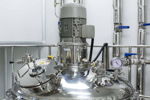 istock steel chromed high-pressure compressor 675681238