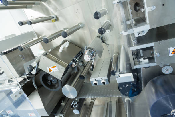 istock steel chrome machines with shafts 675681306