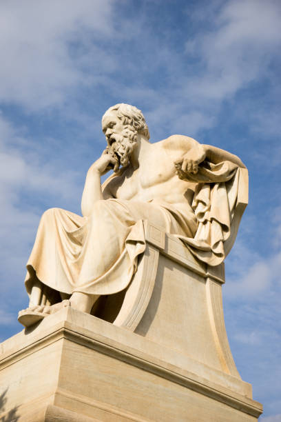 istock Marble statue of the ancient Greek Philosopher Socrates. 675681490