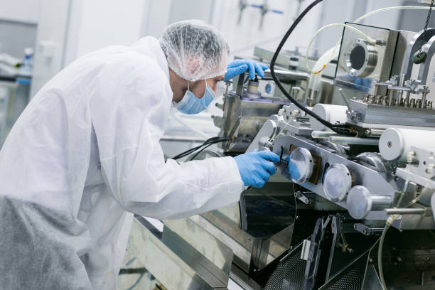 istock scientist fix manufacture machine in lab 675684102