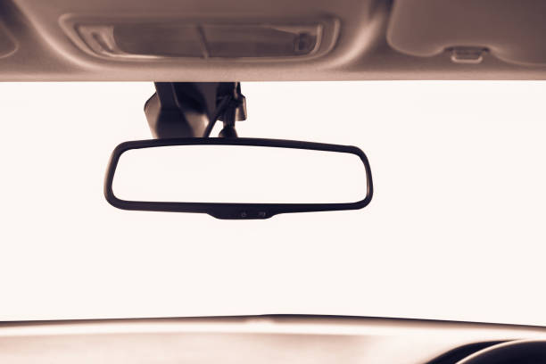 istock Closeup interior modern car console with full windscreen show space of front seat and passenger cabin , gear box , steering wheel and whole of dashboard function. 675684576