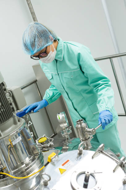 istock woman scientist is checking pressure 675685012