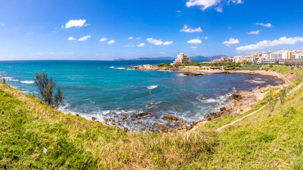 istock Mediterranean seacoast near Alghero, Italy 675690990