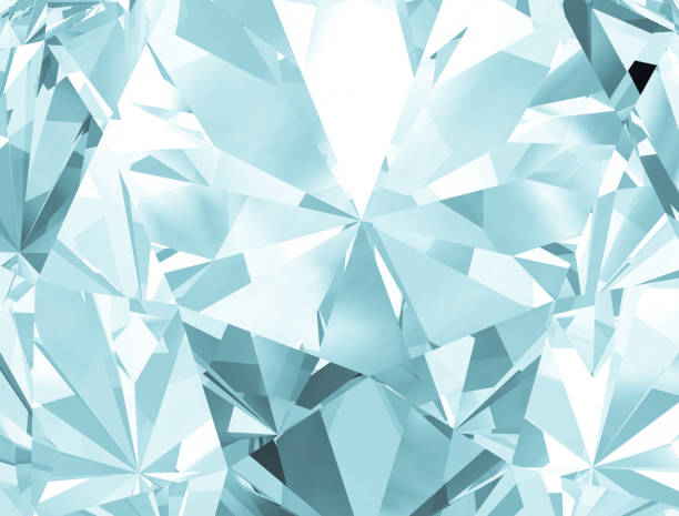 istock Realistic diamond texture close up, 3D illustration. 675692046