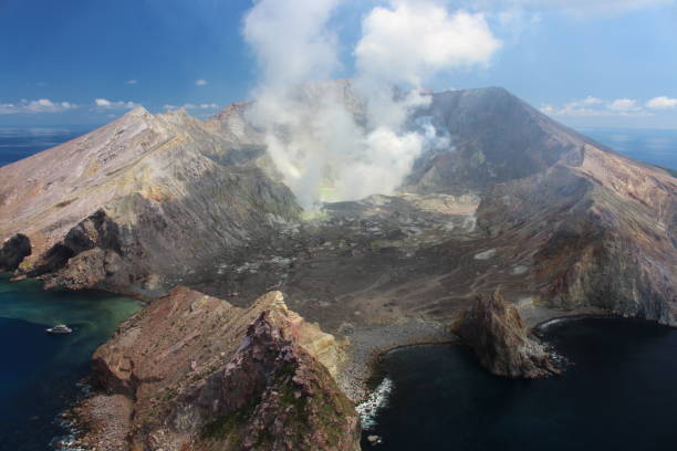 istock White Island-New Zealand 675694590