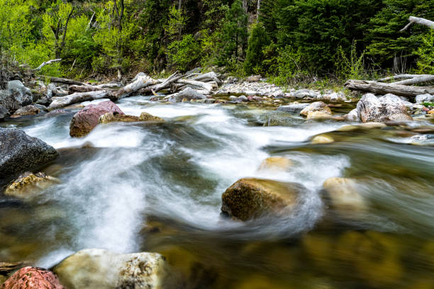 istock Creek Landscape Scenic 675701718