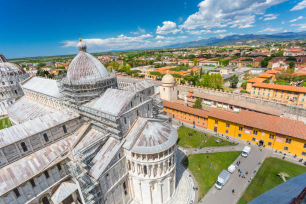 istock View from the  Leaning Tower in Pisa 675705788