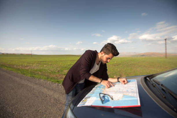 istock The young man looking for the way 675706356
