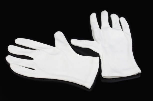 белые перчатки - glove formal glove white wedding стоковые фото и изображения