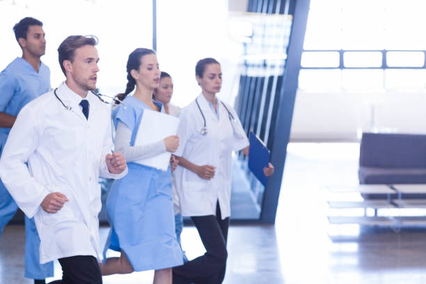 istock Doctors and nurses rushing for emergency 675711856