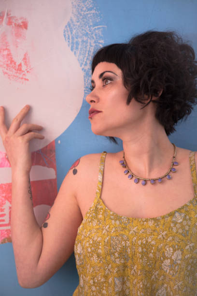 istock Hair and Makeup for a Burlesque Artiste and model 675715638
