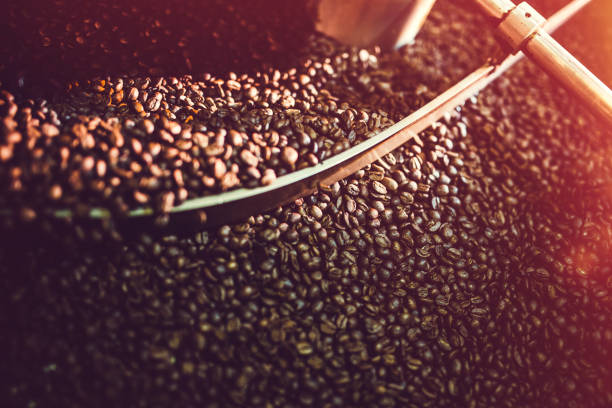 istock Coffee Roaster Cooling Batch of Beans 675723074