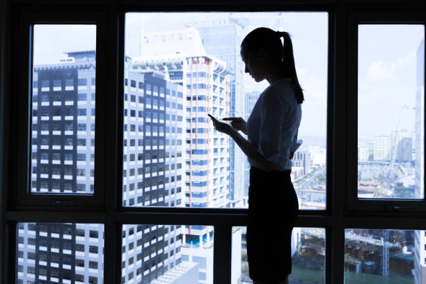 istock Businesswoman in the office 675754110