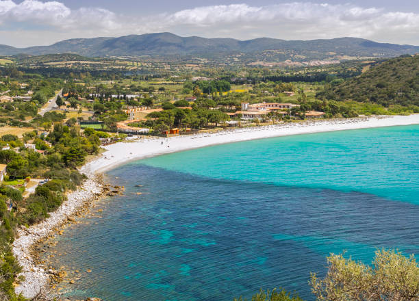 istock View of southeast beach in Cagliari (Sardinia, Italy). 675756724