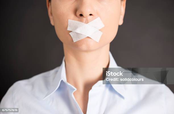 Censorship Stock Photo - Download Image Now - Censorship, Speak no Evil, Forbidden