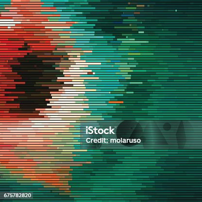 istock Glitch Abstract Background 675782820