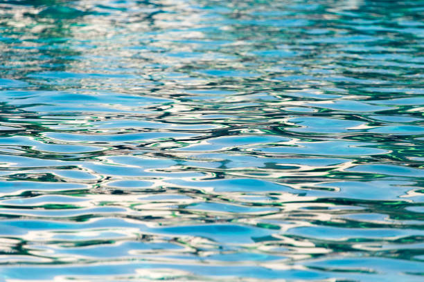 istock The smooth water in the pool as a background 675786448