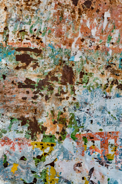 istock Billboard grunge on plaster wall, Jodhpur, Rajasthan, India 675803352