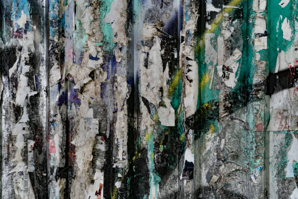 istock Billboard grunge on plaster wall, Bangkok, Thailand 675803364