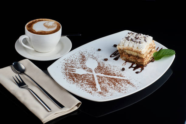 istock Slice of tiramisu cake 675811862