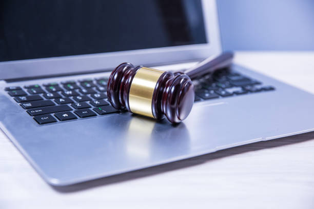 istock Judge Gavel on Laptop 675821262