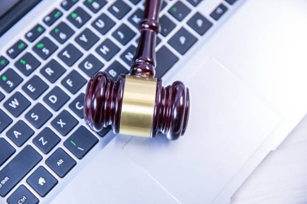 istock Judge Gavel on Laptop 675821306