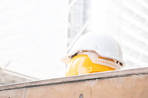 istock Safety hat for safety concept 675825004