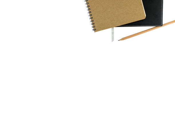 istock Education concept, Mobile phone with equipment and supplies for work isolated on white background., This has clipping path. 675828210