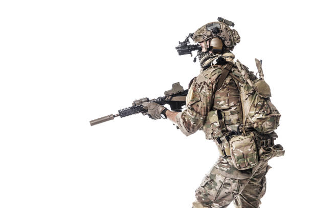 istock Army Ranger in field Uniforms 675828680