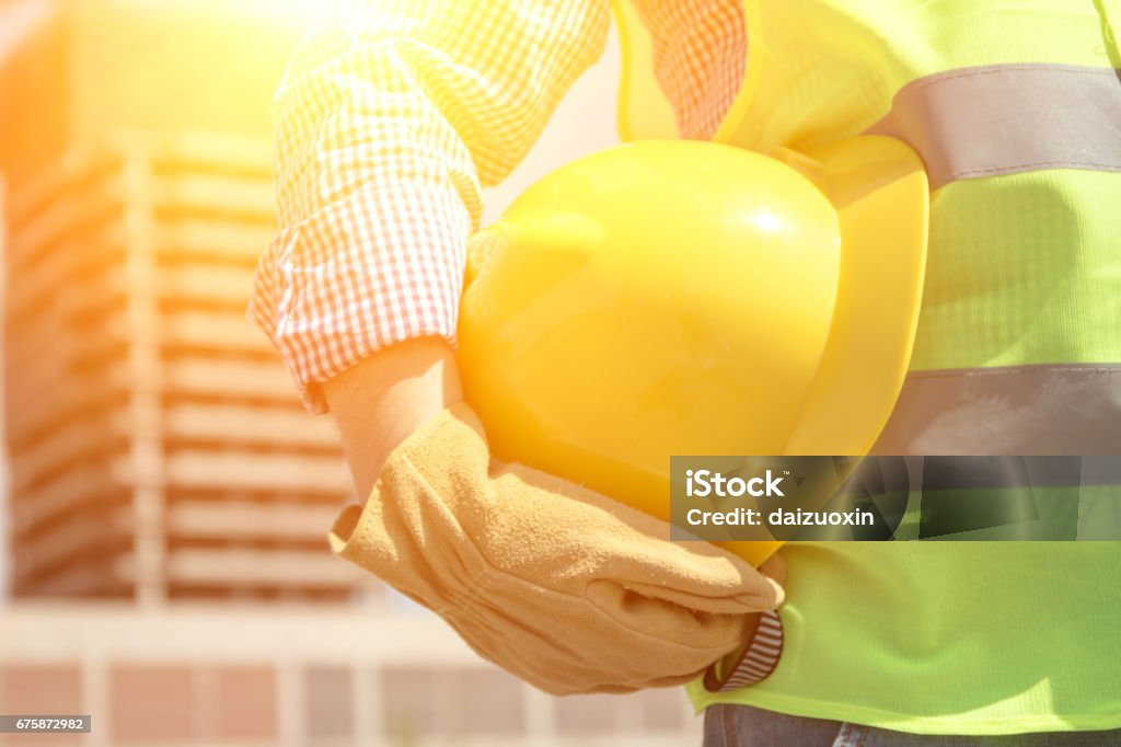 Trabalhadores de construção - Foto de stock de Sol royalty-free