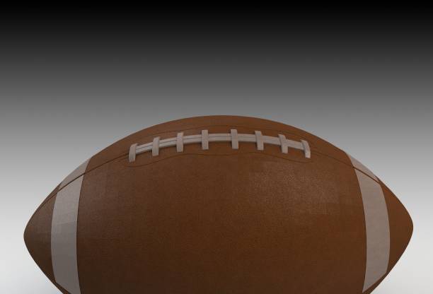 istock American Football isolated, 3D rendering 675895598