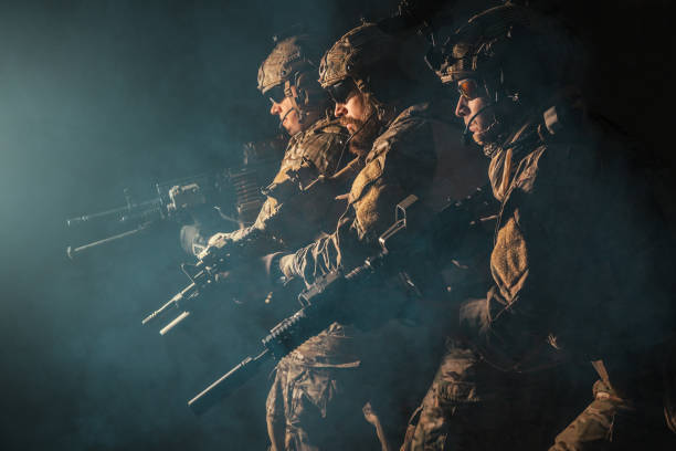 istock Army Ranger in field Uniforms 675895974