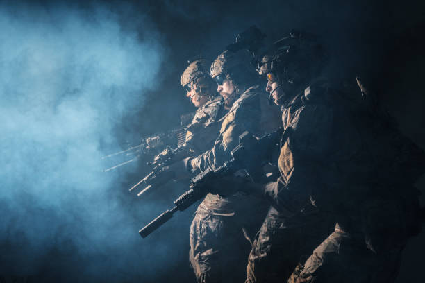 istock Army Ranger in field Uniforms 675896026