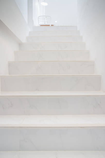 istock Marble Stairs Of Home Interior Perspective 675896114