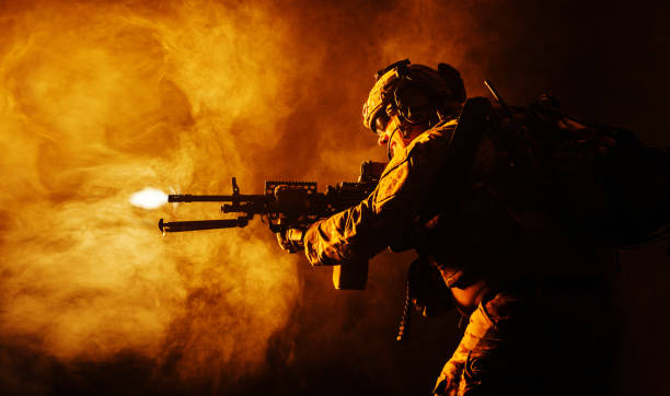 istock Army Ranger in field Uniforms 675896242
