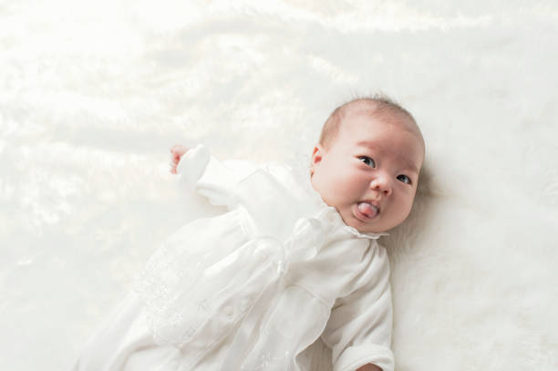 Baby girl is two months old.