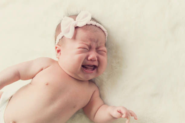 istock Baby girl in studio shot 675896534
