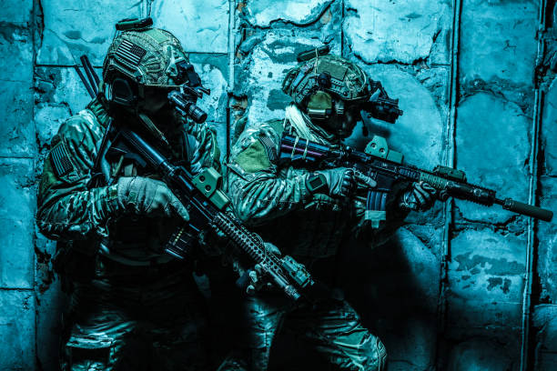 istock Army Ranger in field Uniforms 675897002