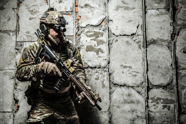 istock Army Ranger in field Uniforms 675897062
