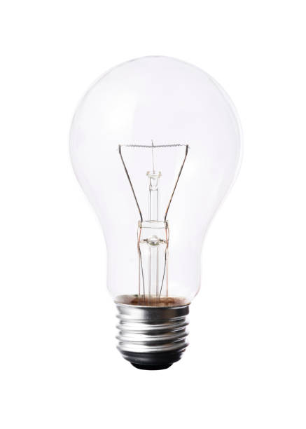 istock Isolated shot of a light bulb on white background 675913810