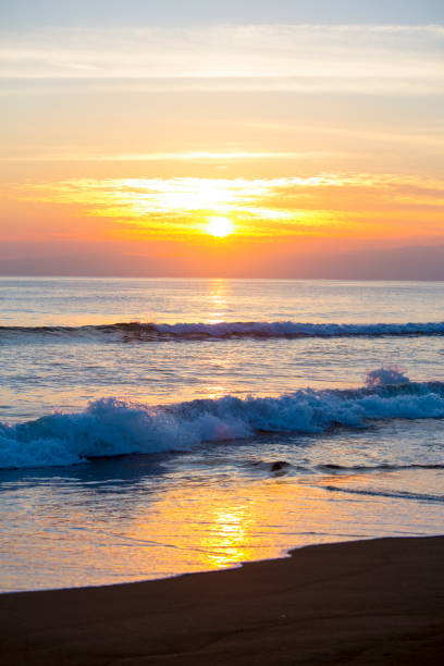 istock Beautiful sunset on the beach 675916606