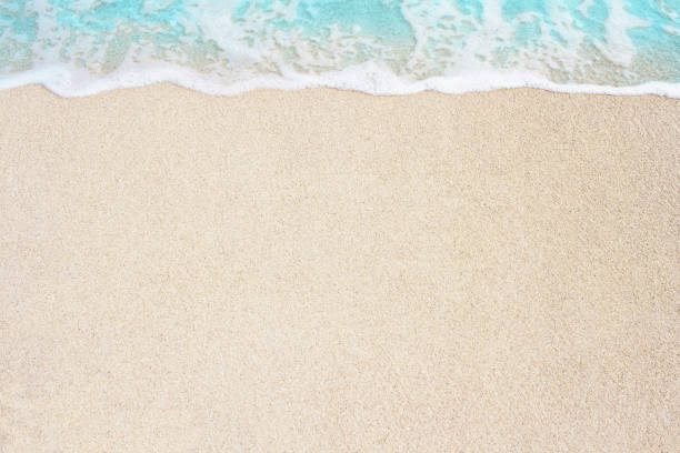 istock Soft sea wave on the beach 675917602